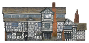 Little Moreton Hall, South & East Elevations