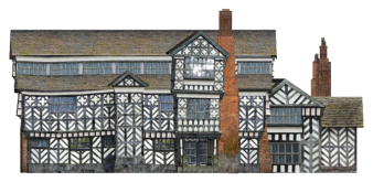 Little Moreton Hall, South & East Elevations