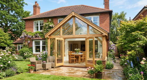 Conservatory with Glazed Gable