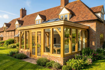 Oak Flat Roof Orangery