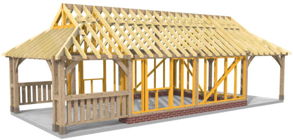 Oak Frame Kit CAD Drawings
