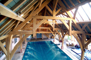 Oak Frame Pool Cover