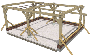 Oak Framed Garage