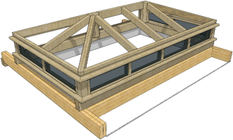Oak Ribbon Lantern