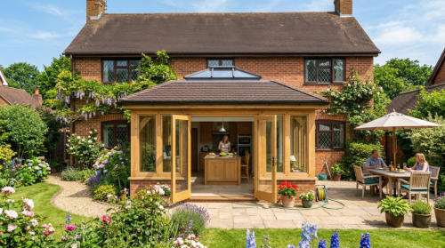 Tiled Mansard Style Orangery