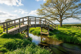 Replacement Oak Bridge