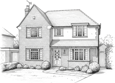 1930's House Sketch