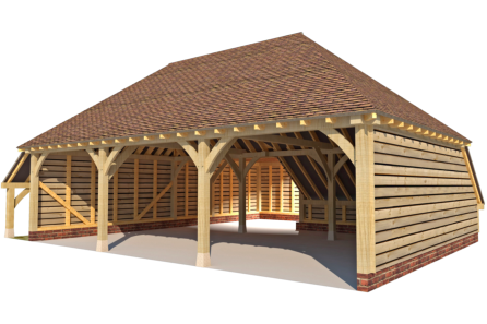 Oak Garage with Open Logstore