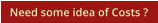 Need some idea of Costs ?