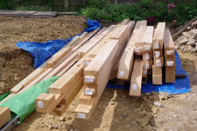Delivered Oak Orangery Frame