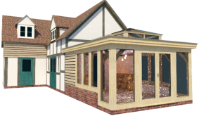 Flat Roof Sketch Design