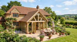 Garden Room with Feature Trusses