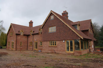 New Home with Oak Joinery