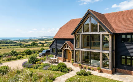 New Oak Frame Barn Dwelling
