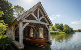 Oak Boat Shelter