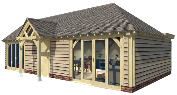 Oak Frame Guest Suite Design