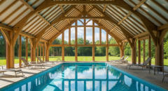 Oak Frame Pool Cover