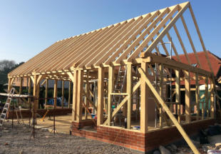 Oak Framed Garage & Gym