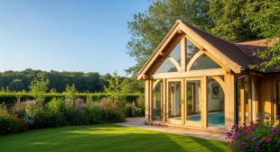 Oak Framed Pool Building