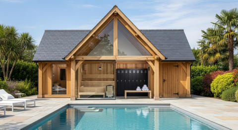 Oak Framed Sauna
