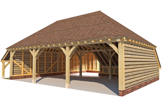 Oak Garage with Open Logstore