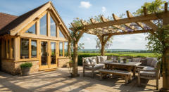 Oak Garden Room and Pergola